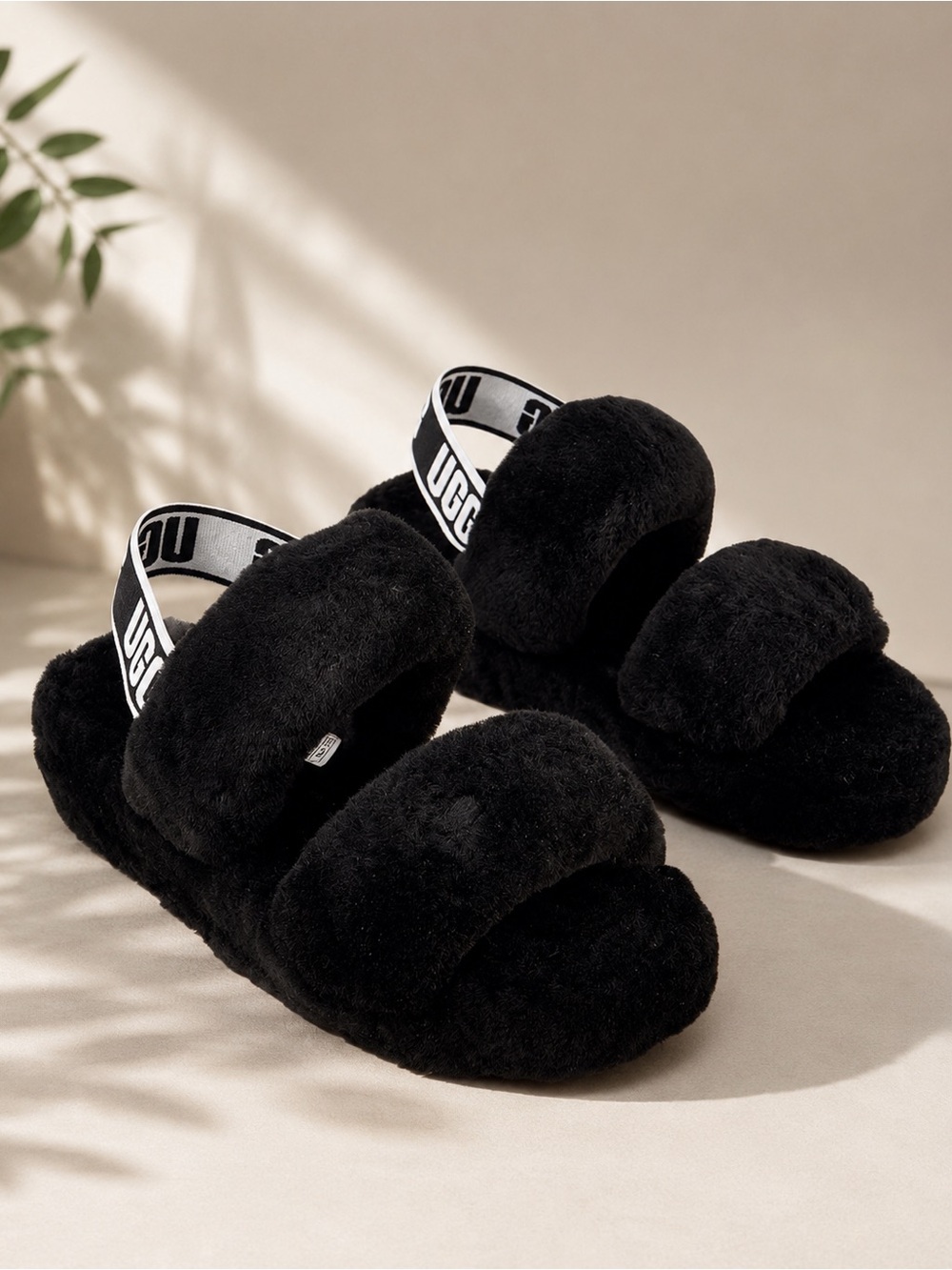 UGG Black Oh Yeah Slippers